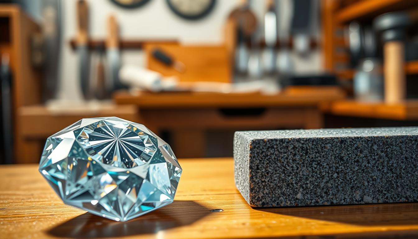 Diamond sharpening stone