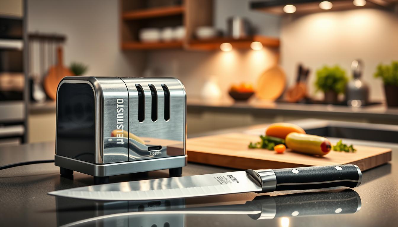 Electric knife sharpener