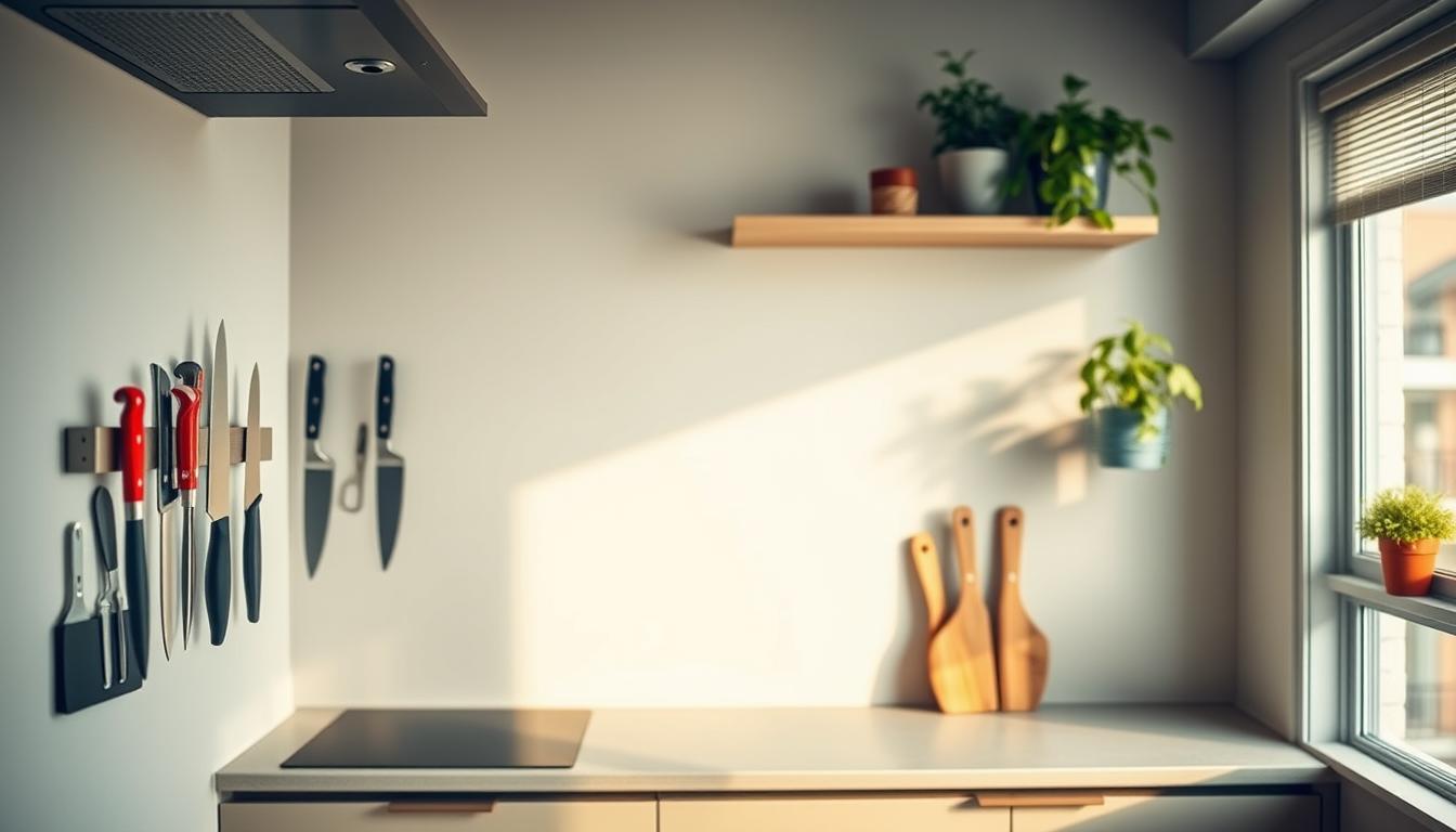 Knife storage for small kitchens