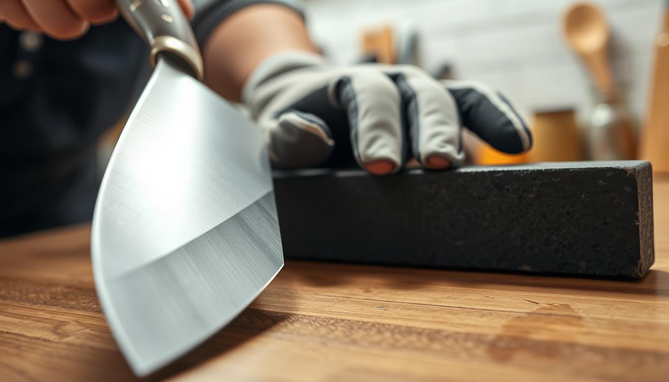 Preventing blade micro-chipping