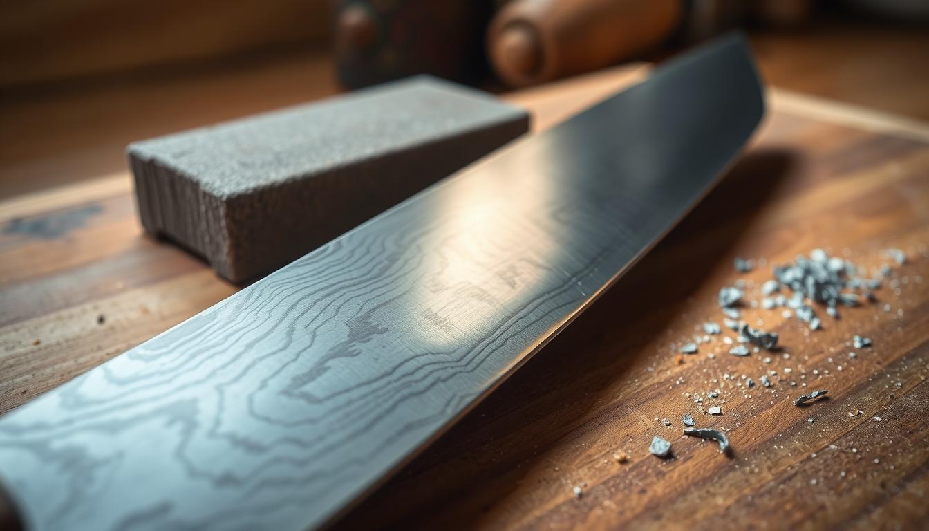 Sharpening VG10 steel