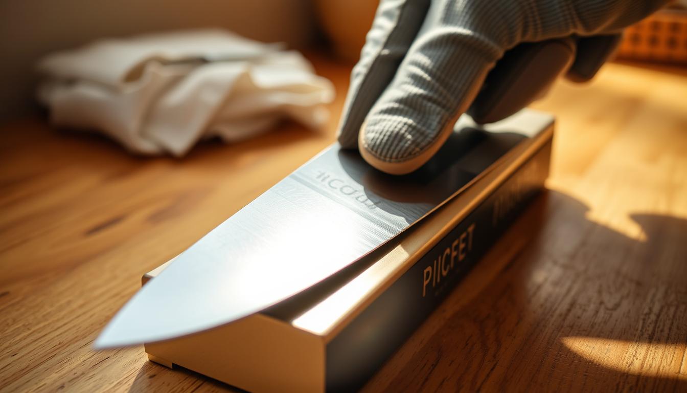 Sharpening serrated knives