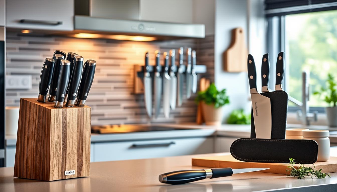 Storing kitchen knives