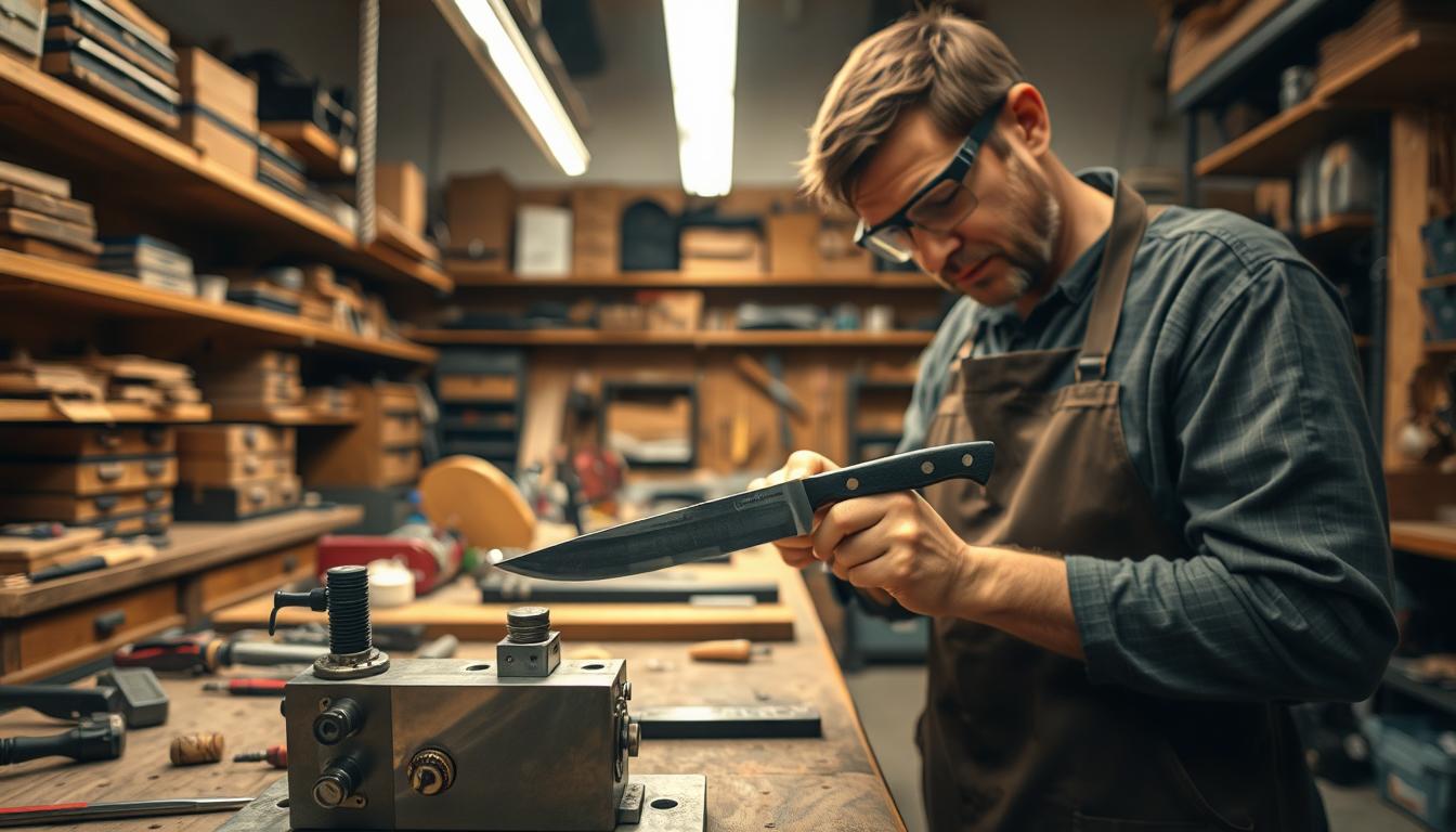 Using a sharpening jig